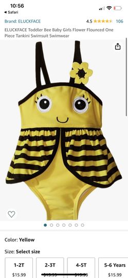 Bee Bathing Suit 