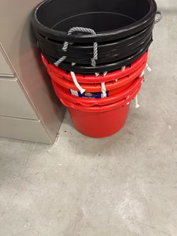 Red ice buckets $15 each