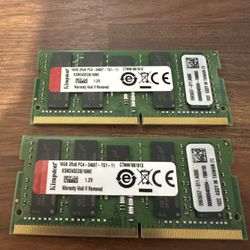 Kingston DDR4 32 GB (2x16) SO-DIMM For Servers