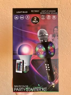  LED Microphone (Light-up Karaoke Microphone Speaker