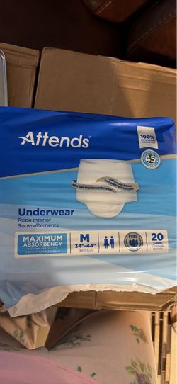 Attends Maximum Absorbency Underwear Medium 20 Count