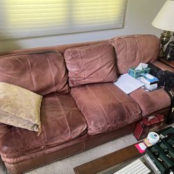 Used Thomasville Leather Sofa