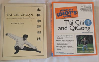 Two books on Tai Chi and Qigong.