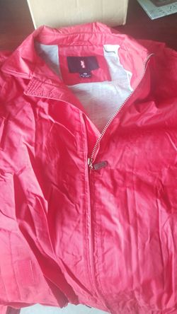 Red Levis windbreaker