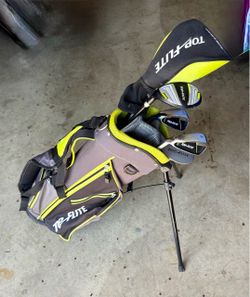 Kids Top Flite golf club set (left handed)