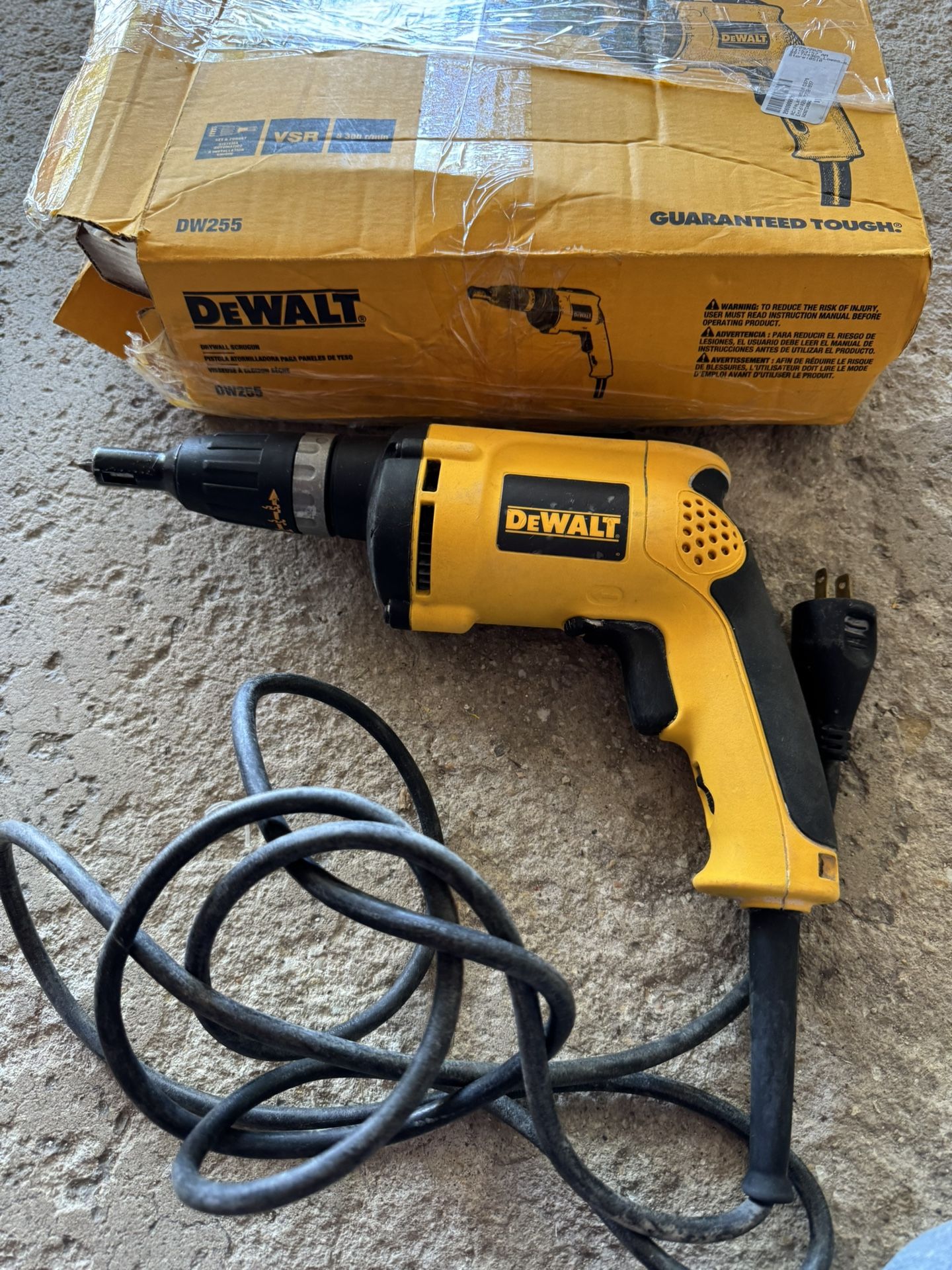 DEWALT 6.0 -Amp Drywall Screw Gun pistola atornilladora para paneled de yeso