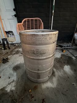 Anheuser-Busch Stainless Steel Beer Keg