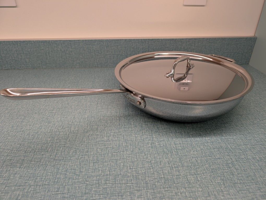 All Clad 4 Qt. Stainless Essential Pan With Lid