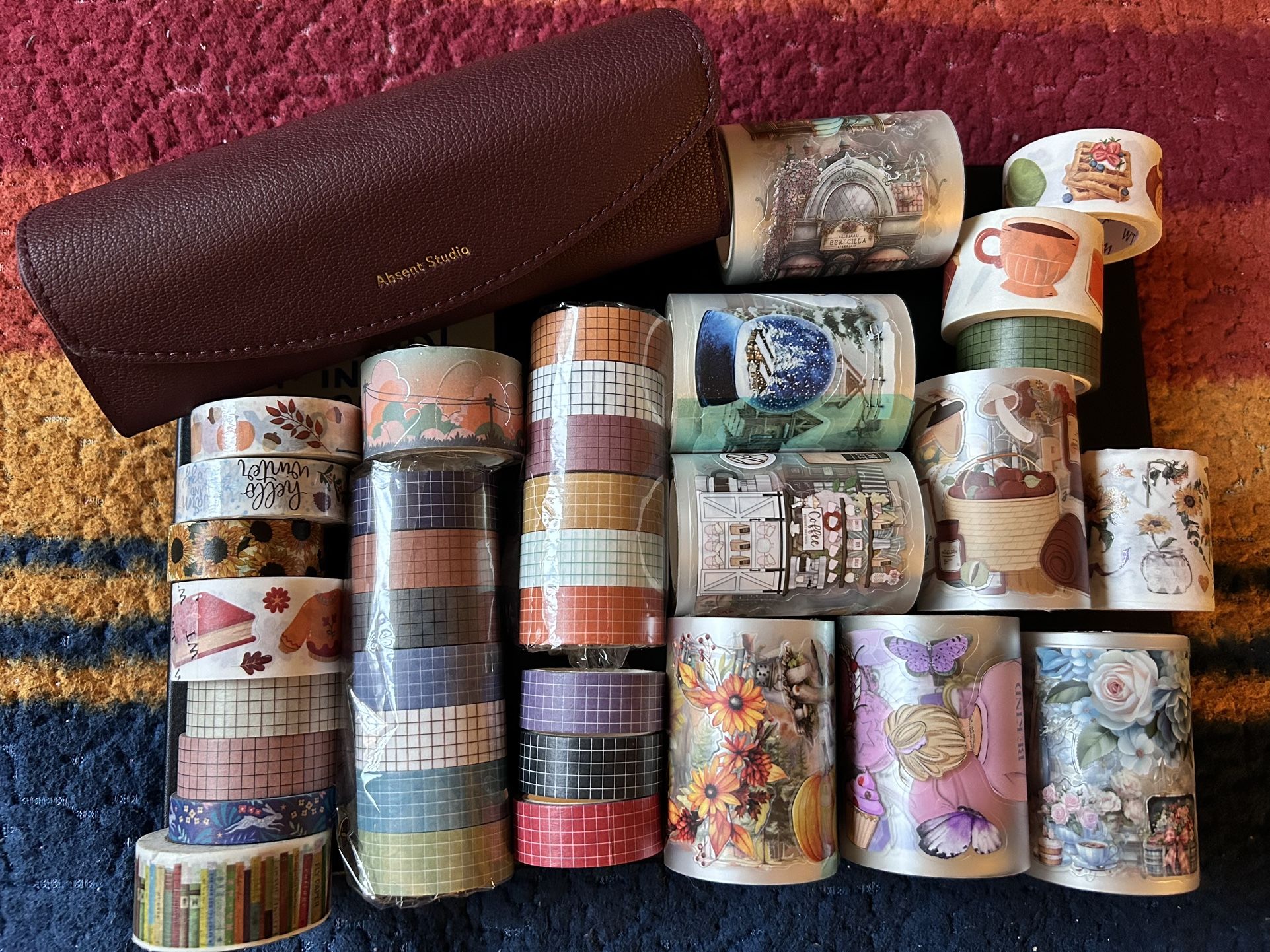 Bundle of 36 Washi/PET tape : Rongrong/various