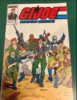 1987 GI Joe European Missions # 1 Comic Book