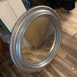Silver mirror With Scuffs