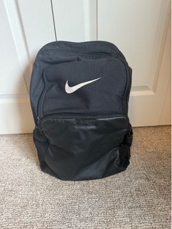 Nike Classic Black Backpack with Laptop Sleeve & Organization Pockets