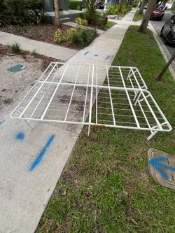 King size metal bed frame