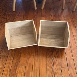 Two Stackable Bins 
