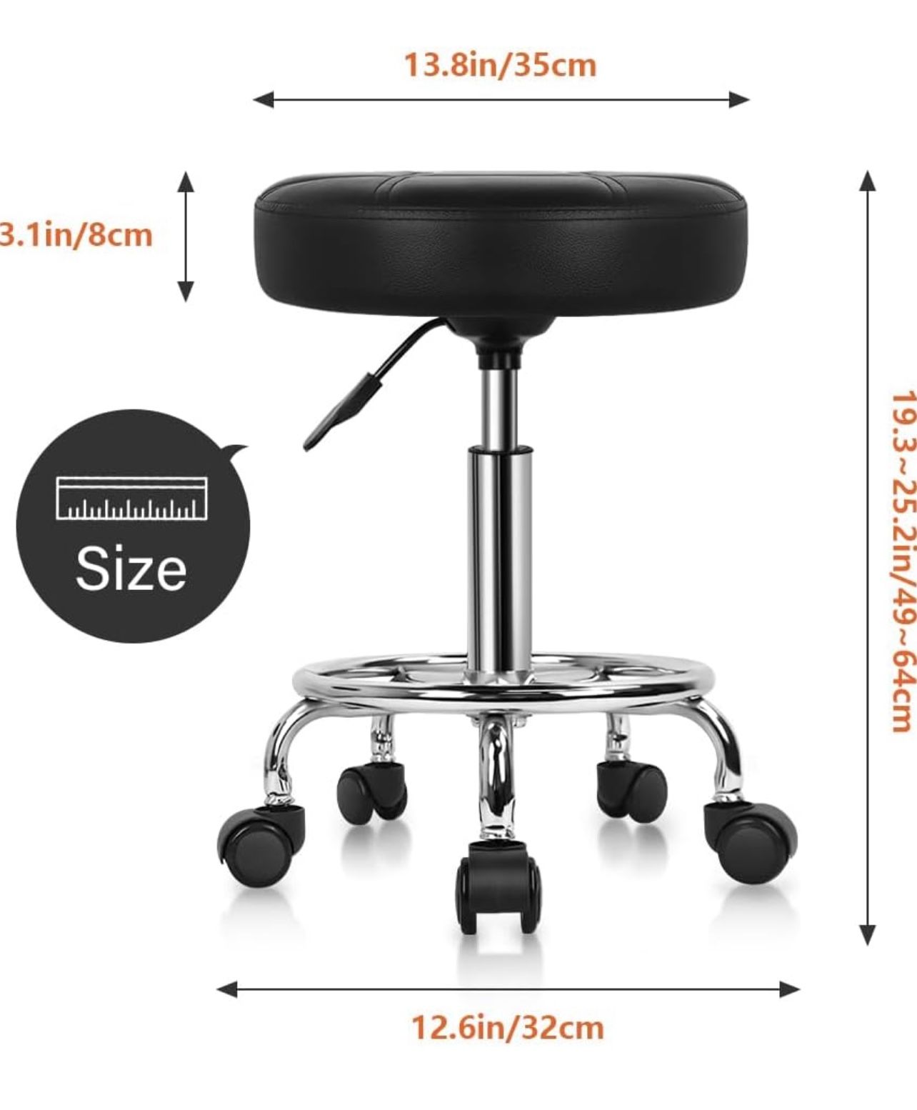 Round Rolling Stool