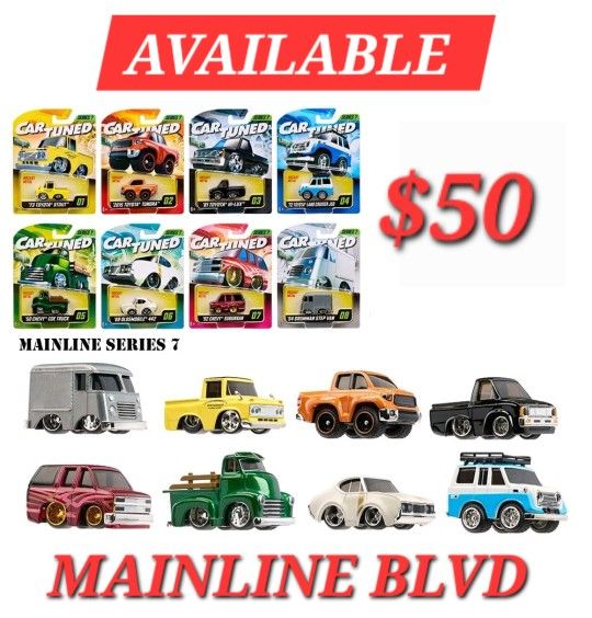 CarTuned 1:64 Series 7 Mainline Assortment of
