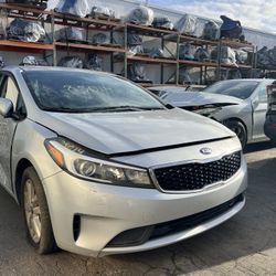 Complete Front Clip Front End Bumper Fender Hood Headlights Grille Radiator Condenser Fans Radiator Support 2014 2017 KIA FORTE SEDAN