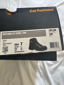 Outline steel Toe