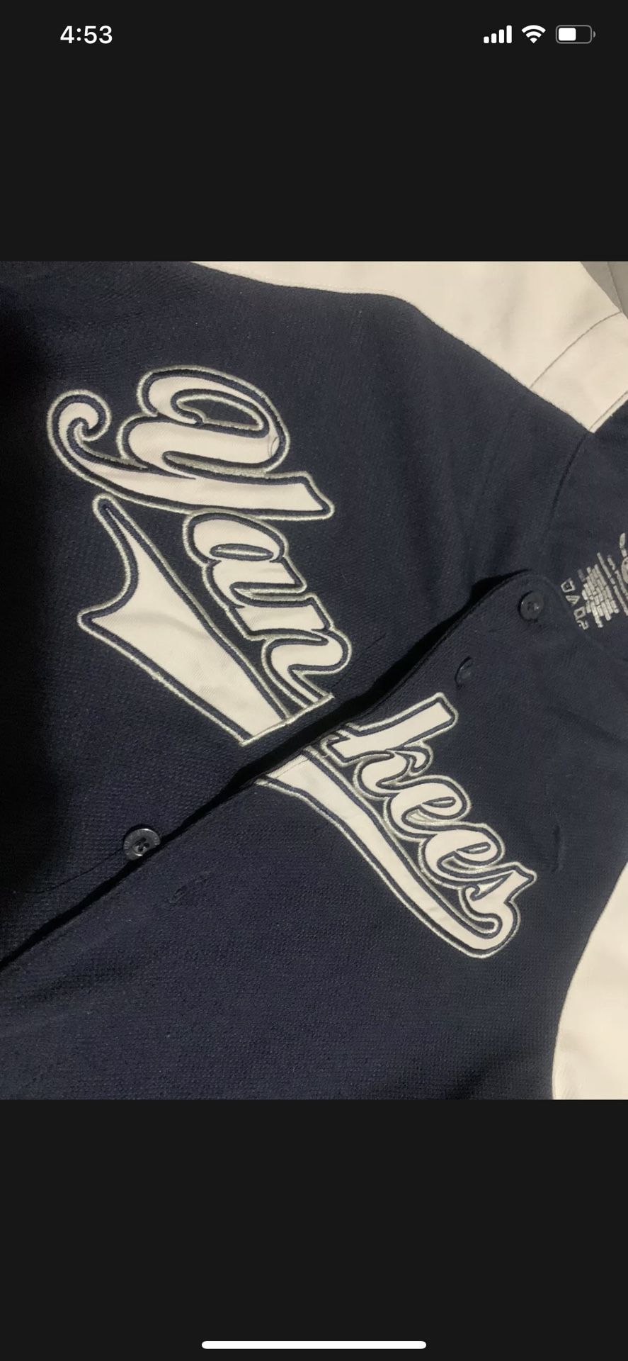 Stitches Athletic Gear MLB Yankees Youth Button Up Jeresy Size Medium Kid  Youth for Sale in Bakersfield, CA - OfferUp