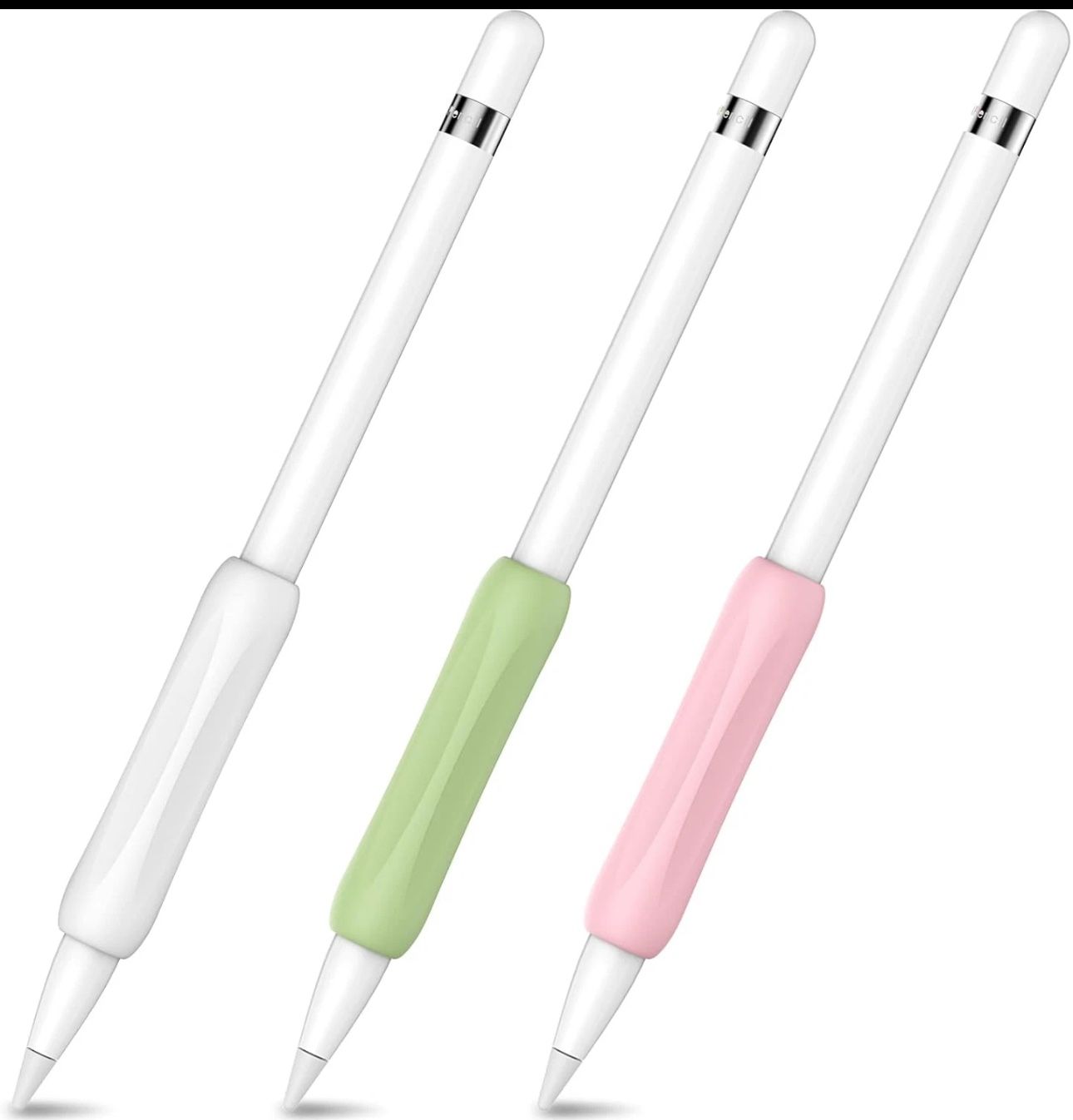 3 Pack Silicone Grips Holders for Apple Pencil (USB-C) & Apple Pencil (1St / 2Nd