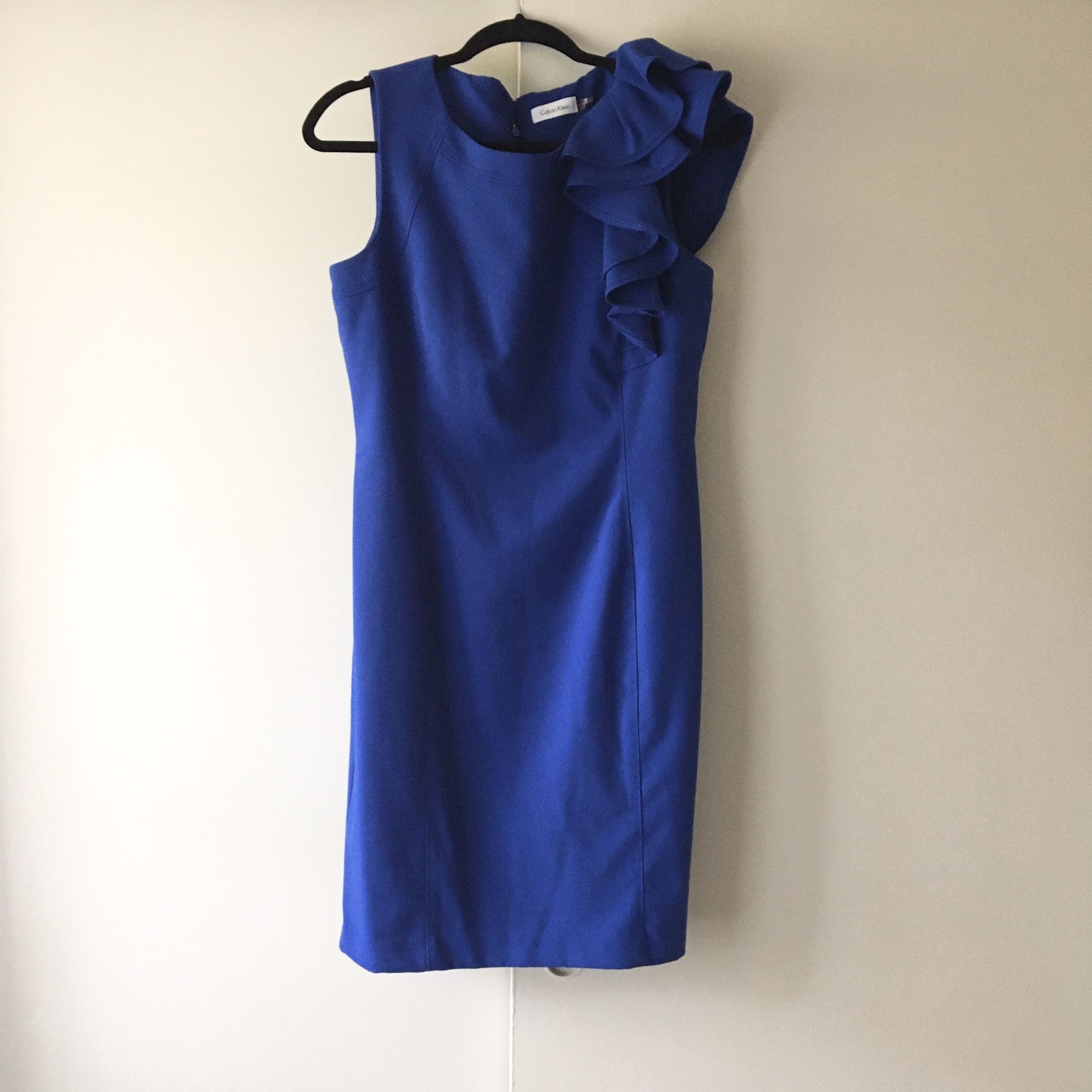 Calvin Klein royal blue dress