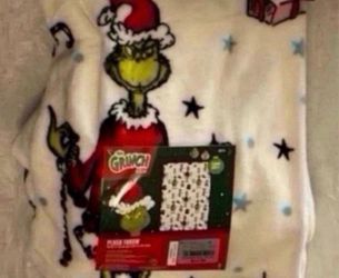 NEW CHRISTMAS PLUSH THROW THE GRINCH
