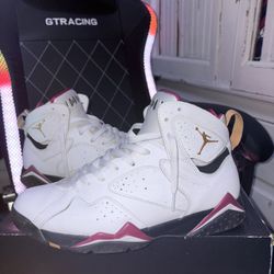 Jordan 7 Chambray And Cardinal Size 10.5 