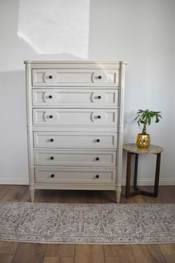 Drexel Taupe Tall Chest | Highboy | Dresser