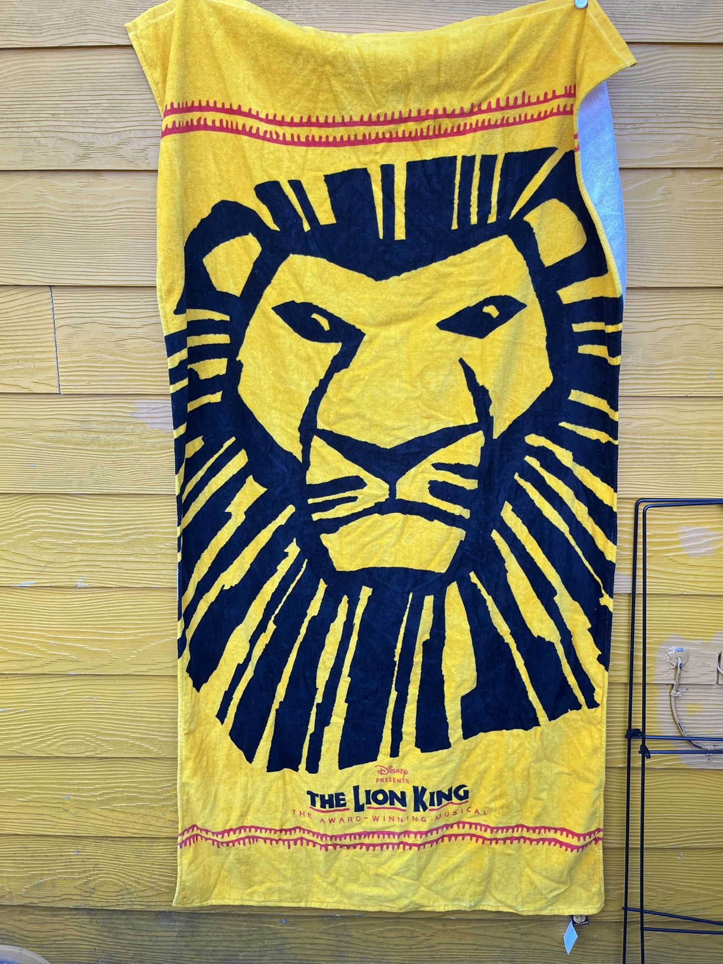 Disney The Lion King The Broadway Musical Beach Towel 60x30 New