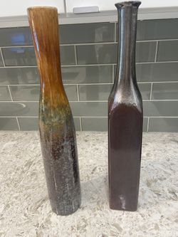 2 Tall Vases