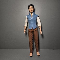 Disney Store Flynn Rider Rapunzel Tangled Doll Toy 12" Articulated Poseable Arms, 