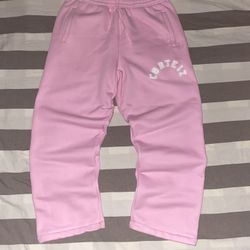 Corteiz Pink Sweatpants Size S