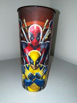 Deadpool Wolverine Large Plastic Cup