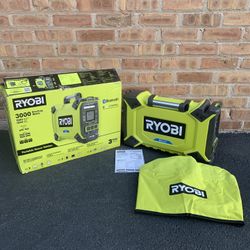 New Ryobi 3000 Watt Portable Battery Generator Power Station 