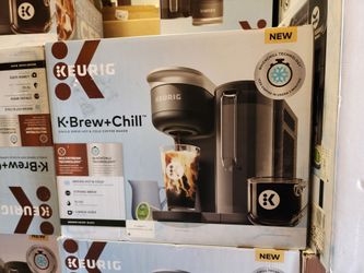 Keurig K-Brew + Chill Iced or Hot Single-Serve K-Cup Coffee Maker (FIRM, FIJO, NADA MENOS, New)