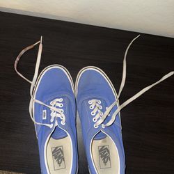 Blue Vans 