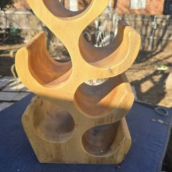 This Is A Unique Wine Wood Holder Or Any Proyect  $17