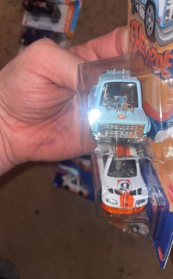 Hit Wheels Gulf Tooned Mini Toyota Supra FF Supra Tooned