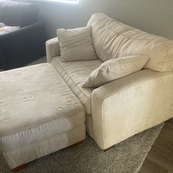 Love Seat & Ottoman