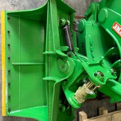  Tilt Bucket 48" inches Bolts on Edge Dual Hydraulic Cylinder for Mini Excavator Kobelco SK 80 or Simliar Machine. 
