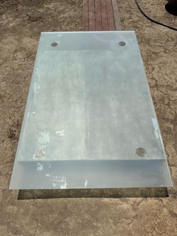 Glass table top