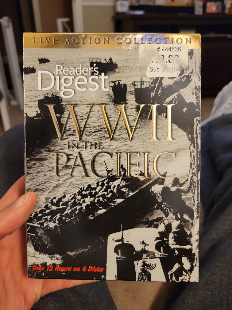 Readers Digest WW II in the Pacific Dvd Box Set."CHECK OUT MY PAGE FOR MORE DEALS "