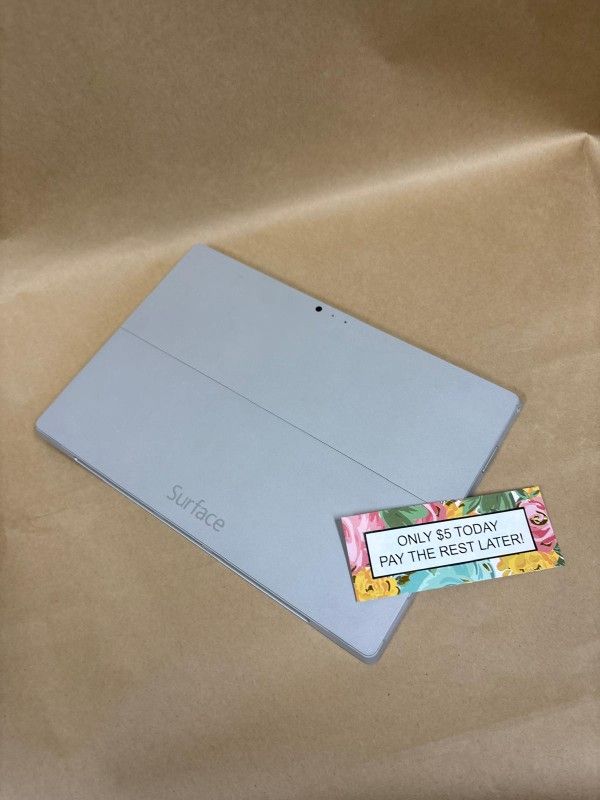 Microsoft Surface Pro 3 Tablet - Only $1 Today Pay The Rest Later!