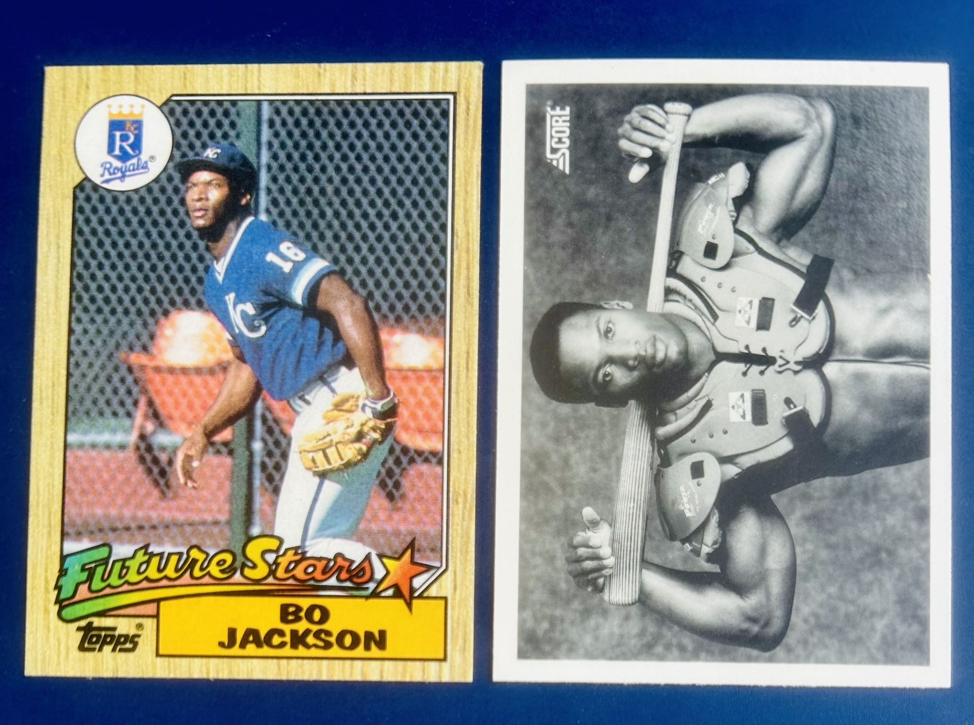 Bo Jackson Rookie Baseball Card Lot