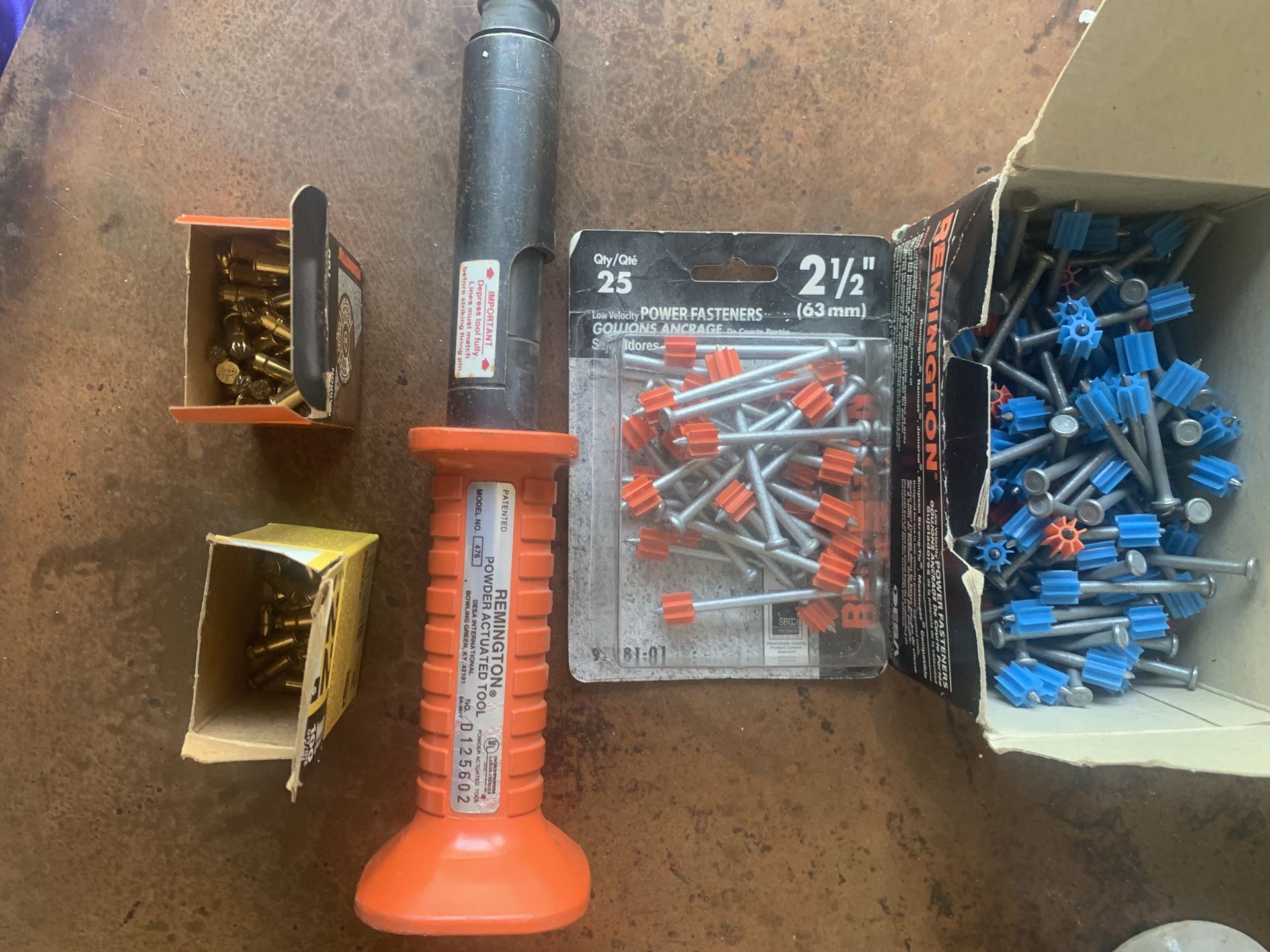 Remington Powder Actuated Nail Driver