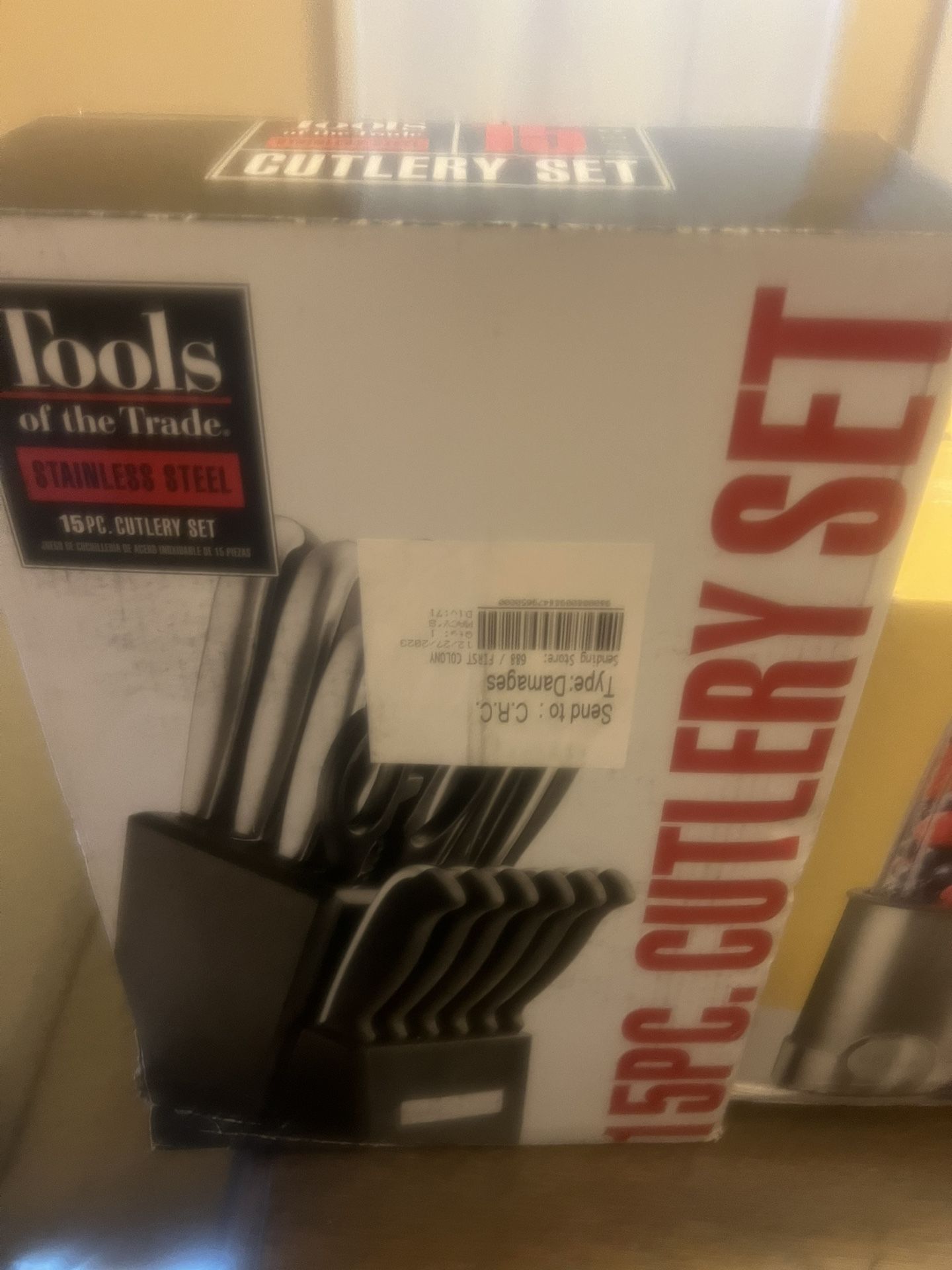 Knife Set And Rocket Blender