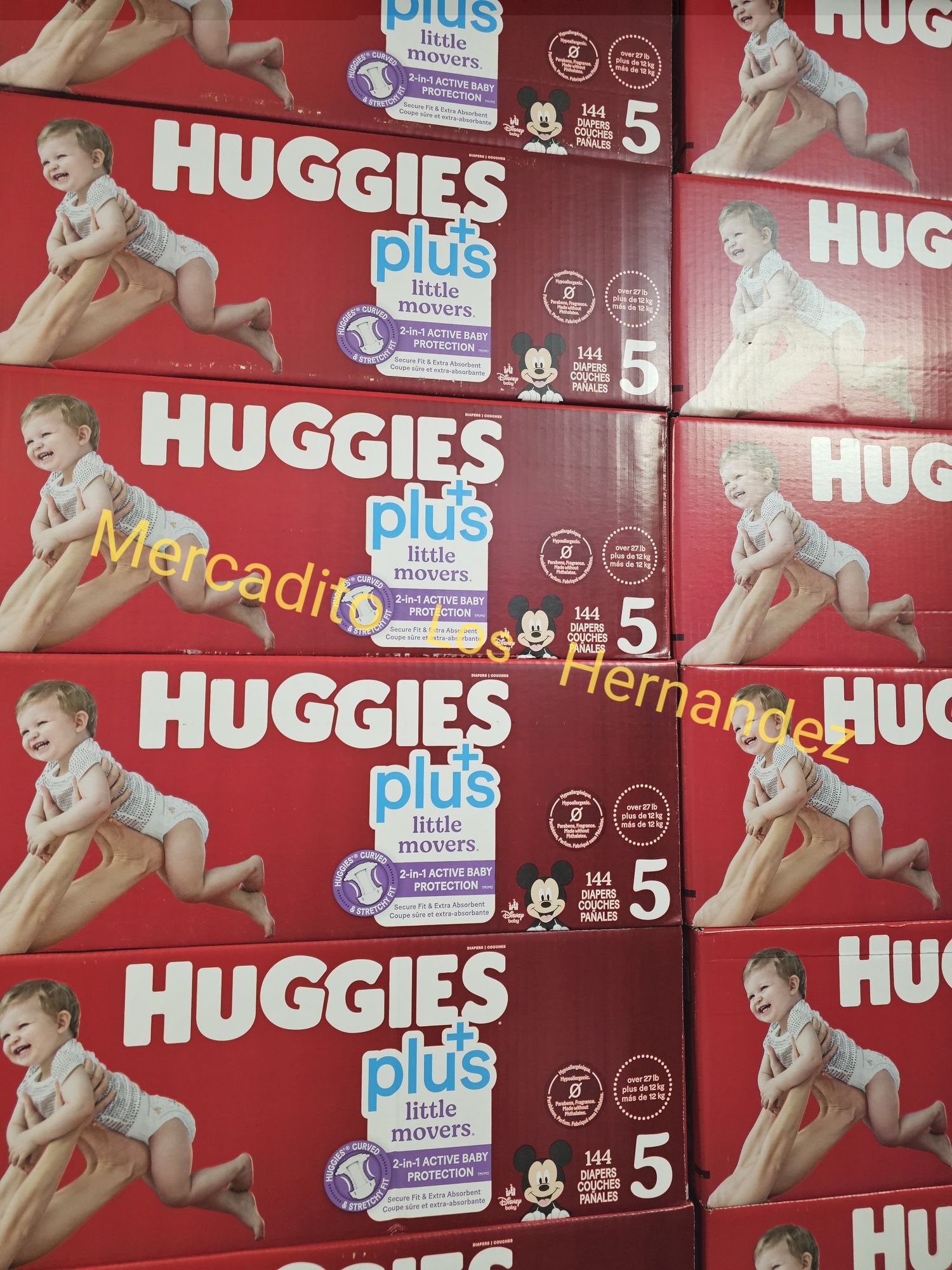 Huggies Little Movers Size 5 - 156 Diapers Pañales/ Firm price