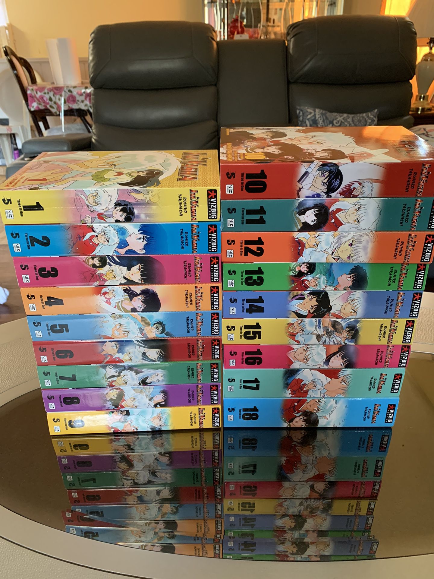 Inuyasha Volumes 1-18 Vizbig Complete Series Manga Lot 
