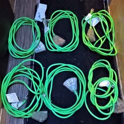 15ft outdoor extension cords 3 outlet 1875 watts