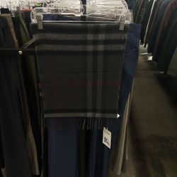 Burberry Drkgry Os Scarf 